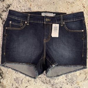 Torrid Denim Shorts with Fray Hem